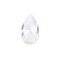 Crystal Lane DIY 22x38mm Teardrop Faceted Crystal Glass Pendants, 1pc